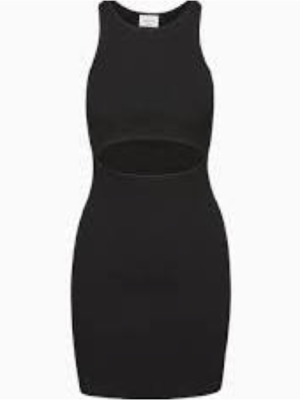 Wilfred Black Cutout Mini Dress